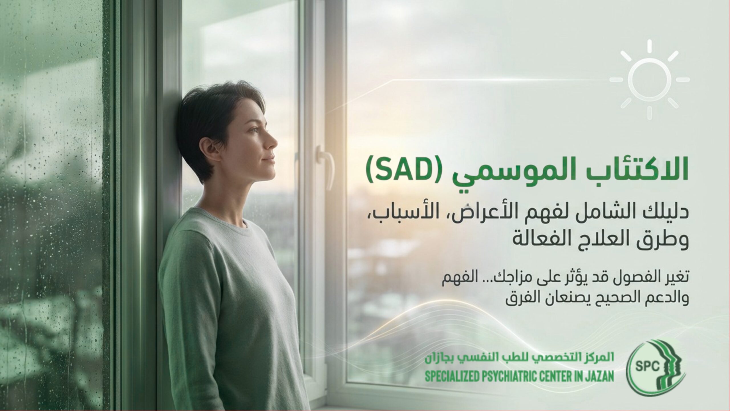 الاكتئاب الموسمي (SAD): دليلك الشامل لفهم الأعراض، الأسباب، وطرق العلاج الفعالة