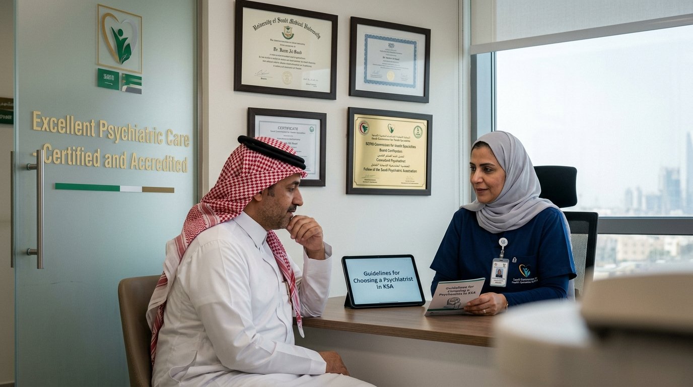كيف تختار طبيب نفسي ممتاز ومعتمد في السعودية